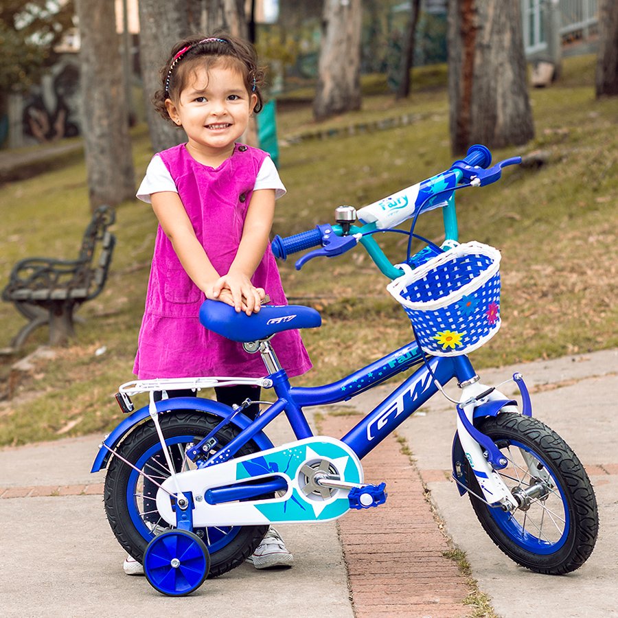 Bicicleta Infantil Gw Bugs Rin 12 Niña Acero 2 a 5 Años Verde Agua - Tienda  Online de Ciclismo