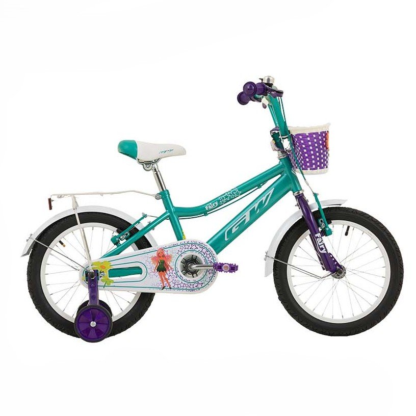 Bicicleta para Niñas Rin 16 GW Modelo Fairy, Para niñas de 4 a 6 años. Aguamarina.Wuilpy Bike