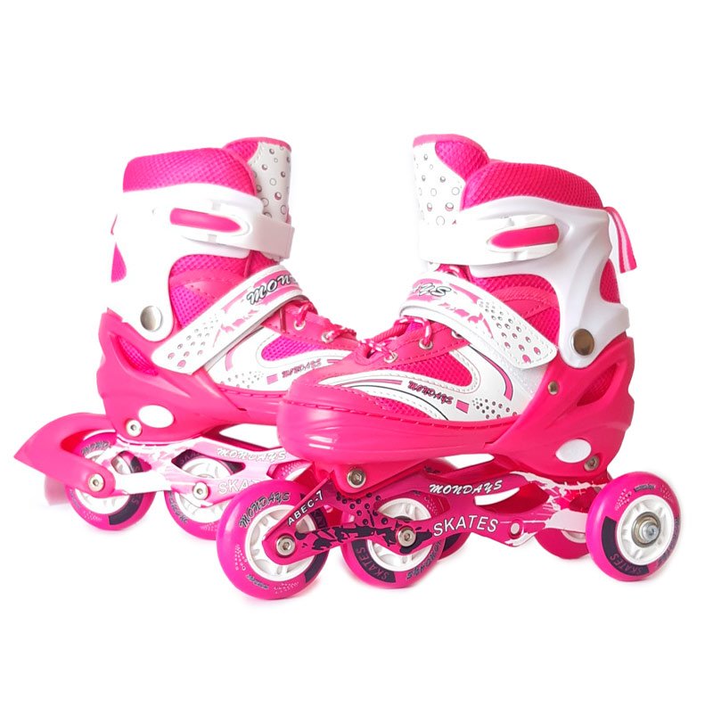 Patines para Niñas Canariam Roller Pink - Tienda de Bicicletas Wuilpy Bike