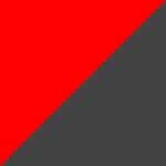Rojo Brillante – Gris Negro