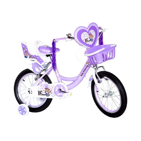 Bicicleta para niñas rin 16 Baby Princess. Wuilpy Bike Morado