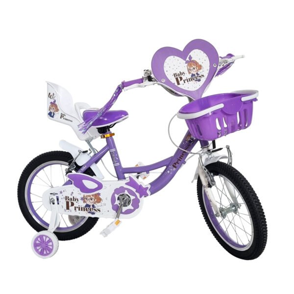 Bicicleta para niñas rin 16 Wuilpy. Para niñas de 3 a 6 años. Wuilpy Bike. Violeta.