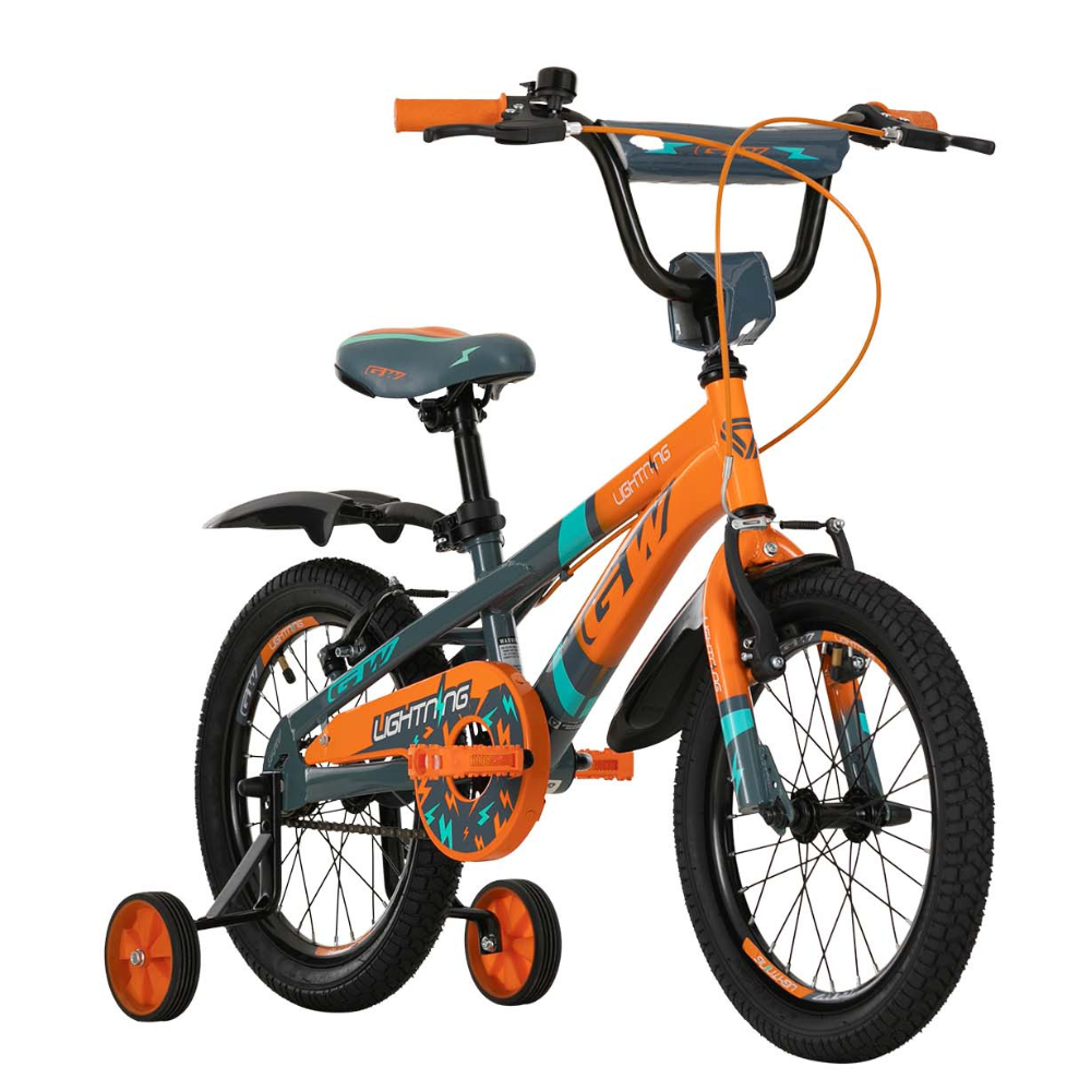 Bicicleta para niños Rin 16 GW Lightning Naranja Wuilpy Bike