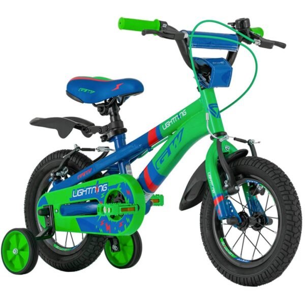 Bicicleta para niños Rin 12 GW Lightning Verde Esmeralda Wuilpy Bike
