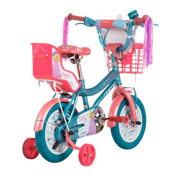 Bicicleta para niñas rin 12 Gw, Princesa Story, color azul. Wuilpy Bike.