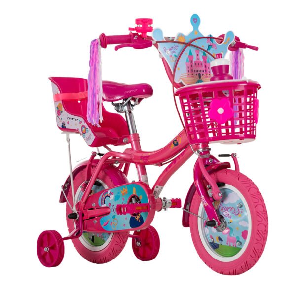 Bicicleta para niñas de 2 a 5 años Gw Princess Story Rosado. Wuilpy Bike.