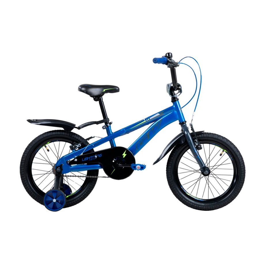 Bicicleta Para Niños Unisex Infantil Kids Luces Aro16 ZSHZ Azul