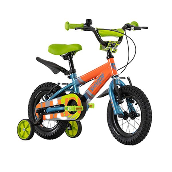 Bicicleta Para Niño Rin 12 GW Shadow, Para Niños de 2 a 5 años, con Ruedas Auxiliares