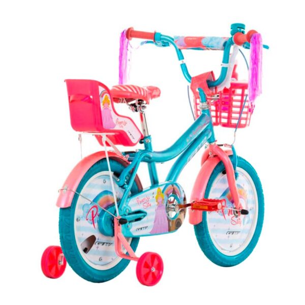 Bicicleta para Niñas Rin 16 GW Princess Story Azul Wuilpy Bike