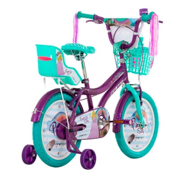 Bicicleta para Niñas Rin 16 GW Princess Story Morado Wuilpy Bike