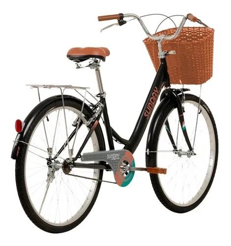 Bicicleta Playera GW RIN 26 Sunday Negra