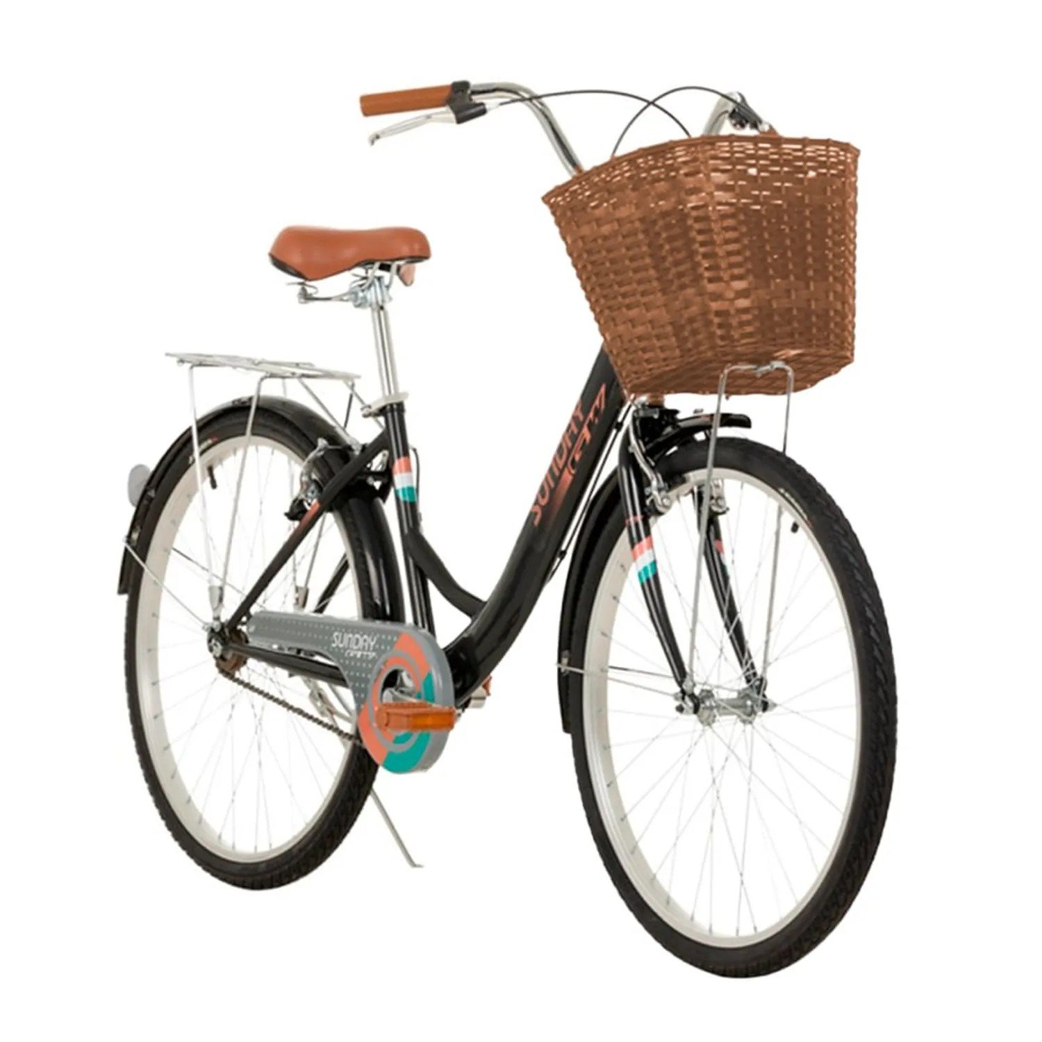 Bicicleta Playera GW RIN 26 Sunday Negra.Wuilpy Bike