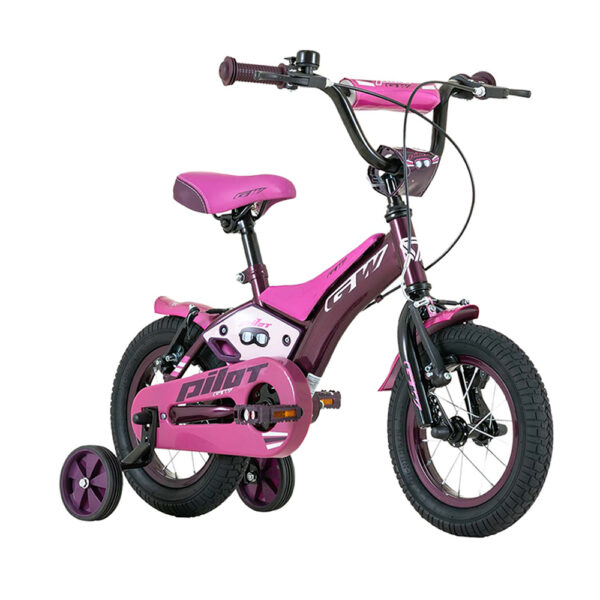 Bicicleta para niños rin 12 Gw Pilot. Morada. 2 a 4 años. Wuilpy Bike.