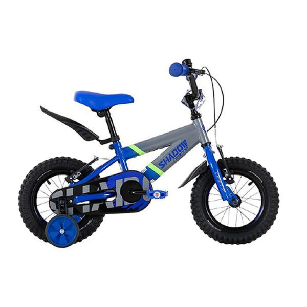 Bicicleta para niños rin 12 Gw, Shadow. 2 a 5 años. Wuilpy Bike. Gris Azul