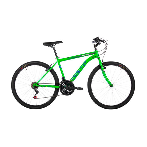 Bicicleta Mtb Gw rin 26 Travel, marco en acero. Color Verde. Wuilpy Bike.