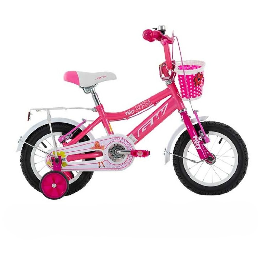 Bicicleta para niñas rin 12 Gw Fairy. Wuilpy Bike. Color rosado.