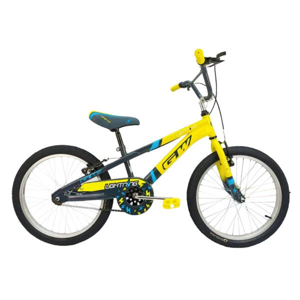Bicicletas para niños rin 20 GW Lightning 6 a 9 años. Wuilpy Bike Amarillo.