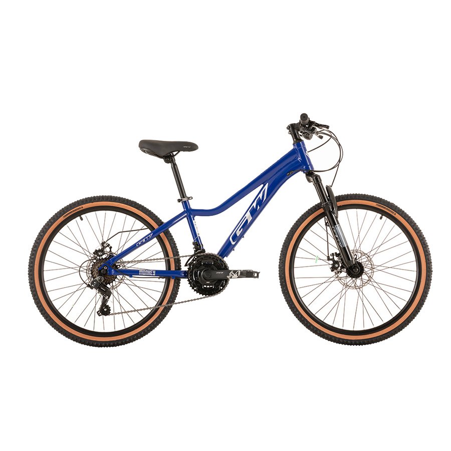 Bicicleta rin 24 Gw Monkey para niños. Wuilpy Bike. Azul Zafiro.