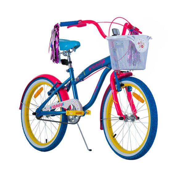 Bicicleta para niñas rin 20 Gw Azul. Color Rosado. Wuilpy Bike.