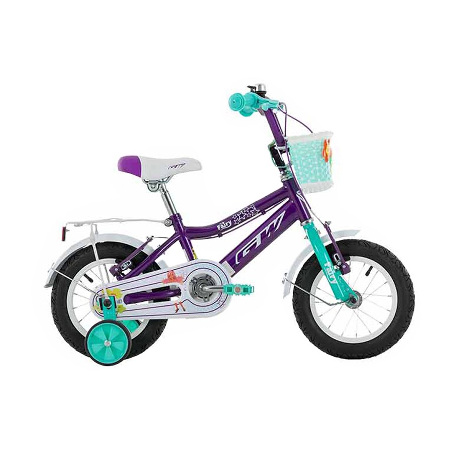 Bicicleta para niñas rin 12 Gw Fairy. Wuilpy Bike. Color Morado