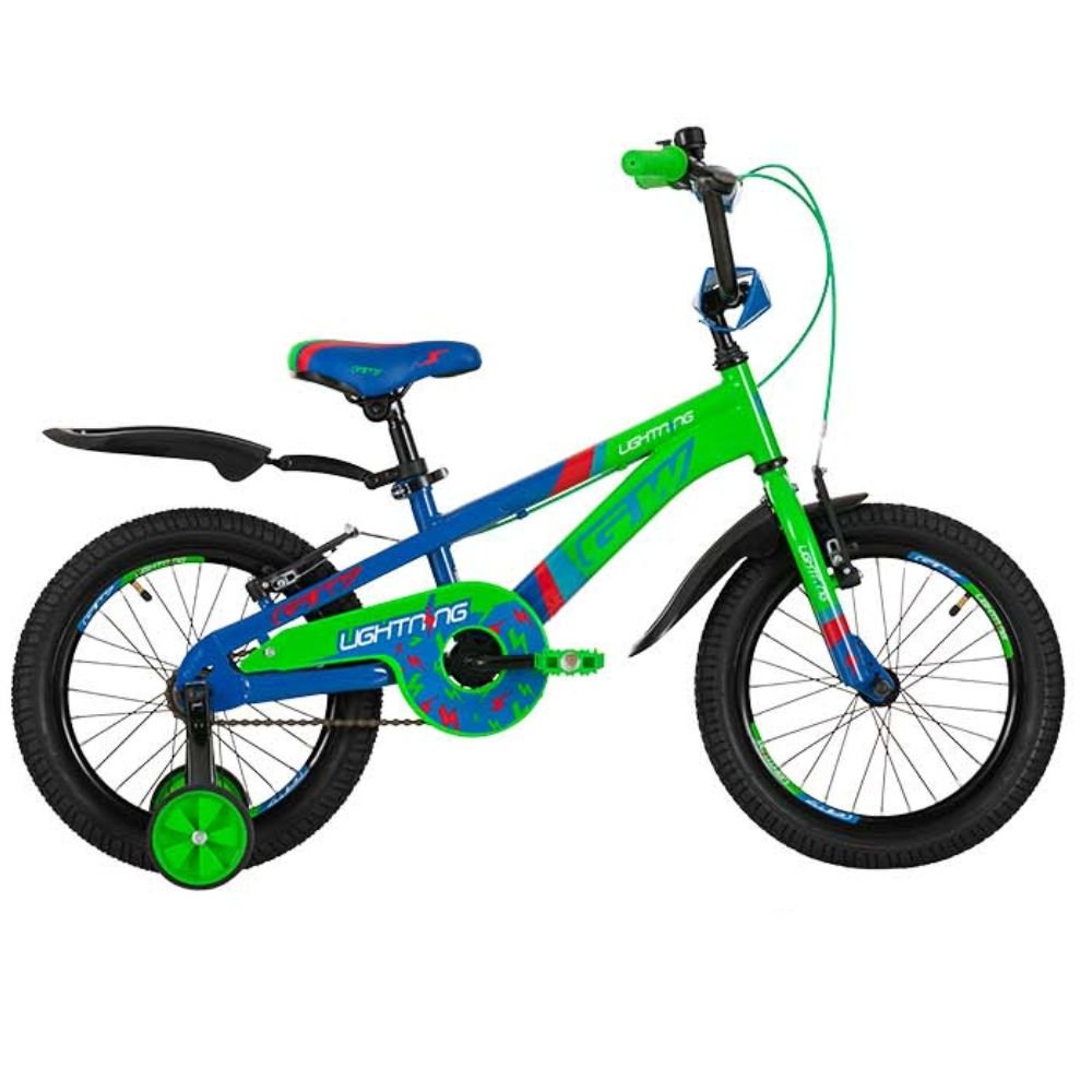 Bicicleta para niños Rin 16 GW Lightning Verde Esmeralda Wuilpy Bike