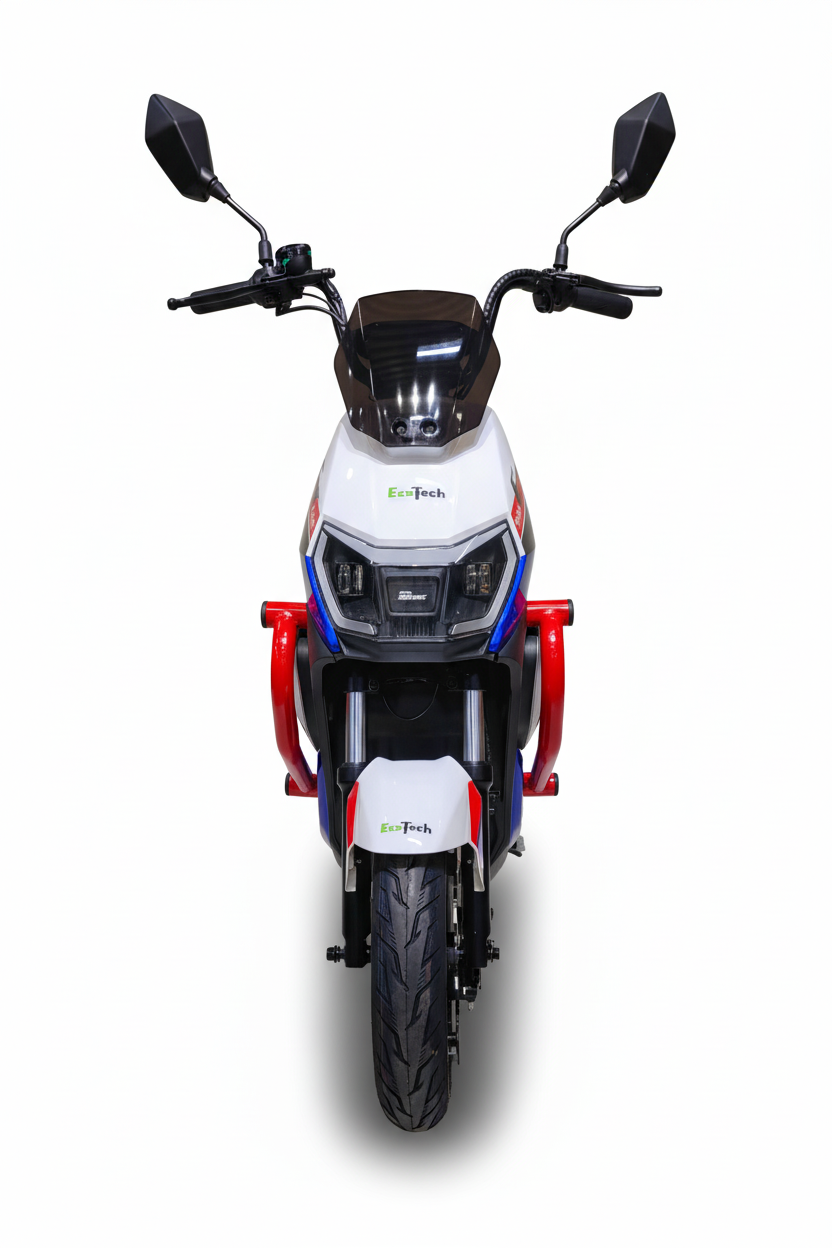 Bicicleta Eléctrica Eco Tech 800w, Batería 60V 20Ah. Wuilpy Bike. Color Rojo