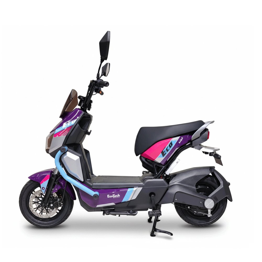 Bicicleta Eléctrica Eco Tech 800w, Batería 60V 20Ah. Color Azul. Wuilpy Bike.