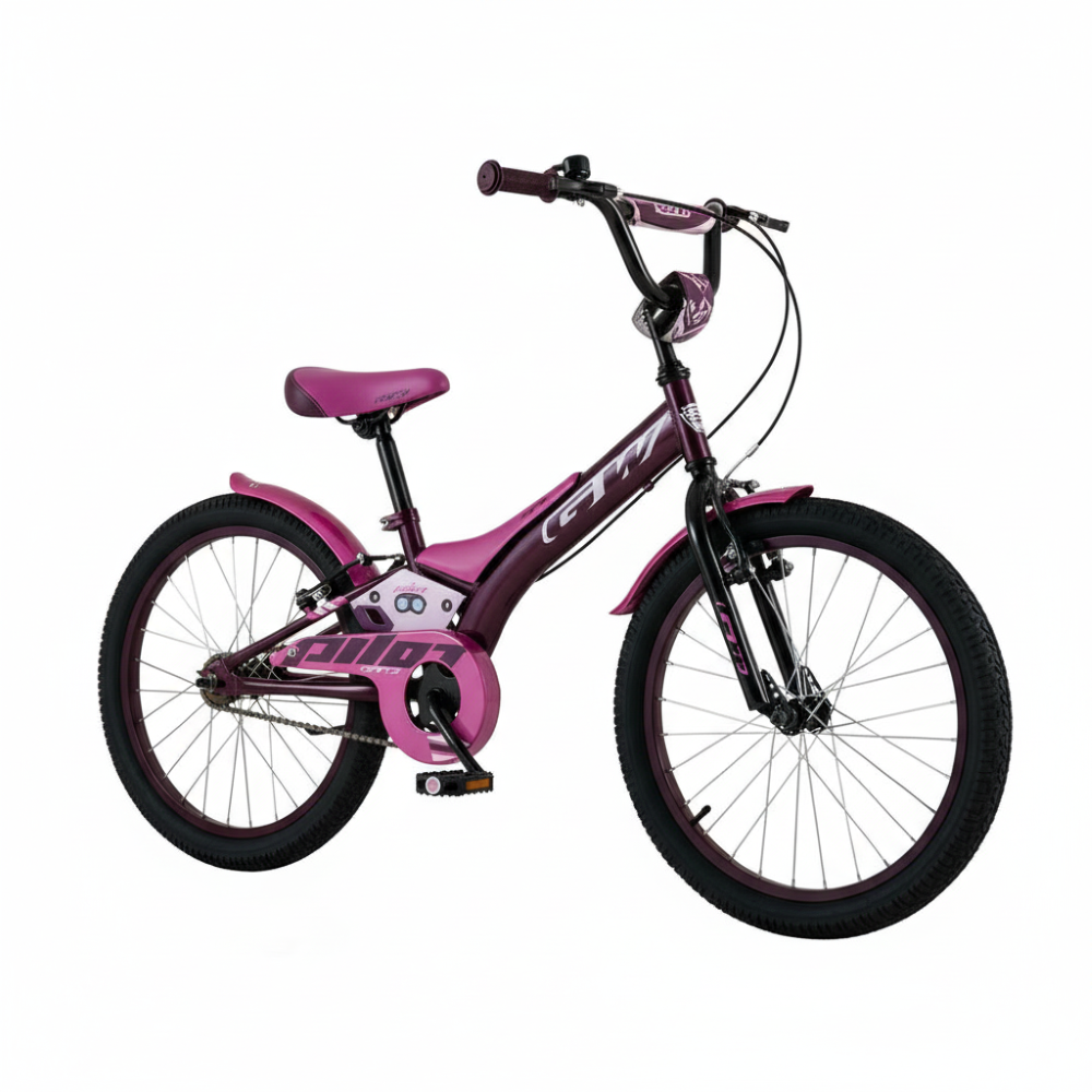 Bicicleta para Niños Rin 20 GW Pilot 6 a 9 Años. Color Morado Wuilpy Bike.