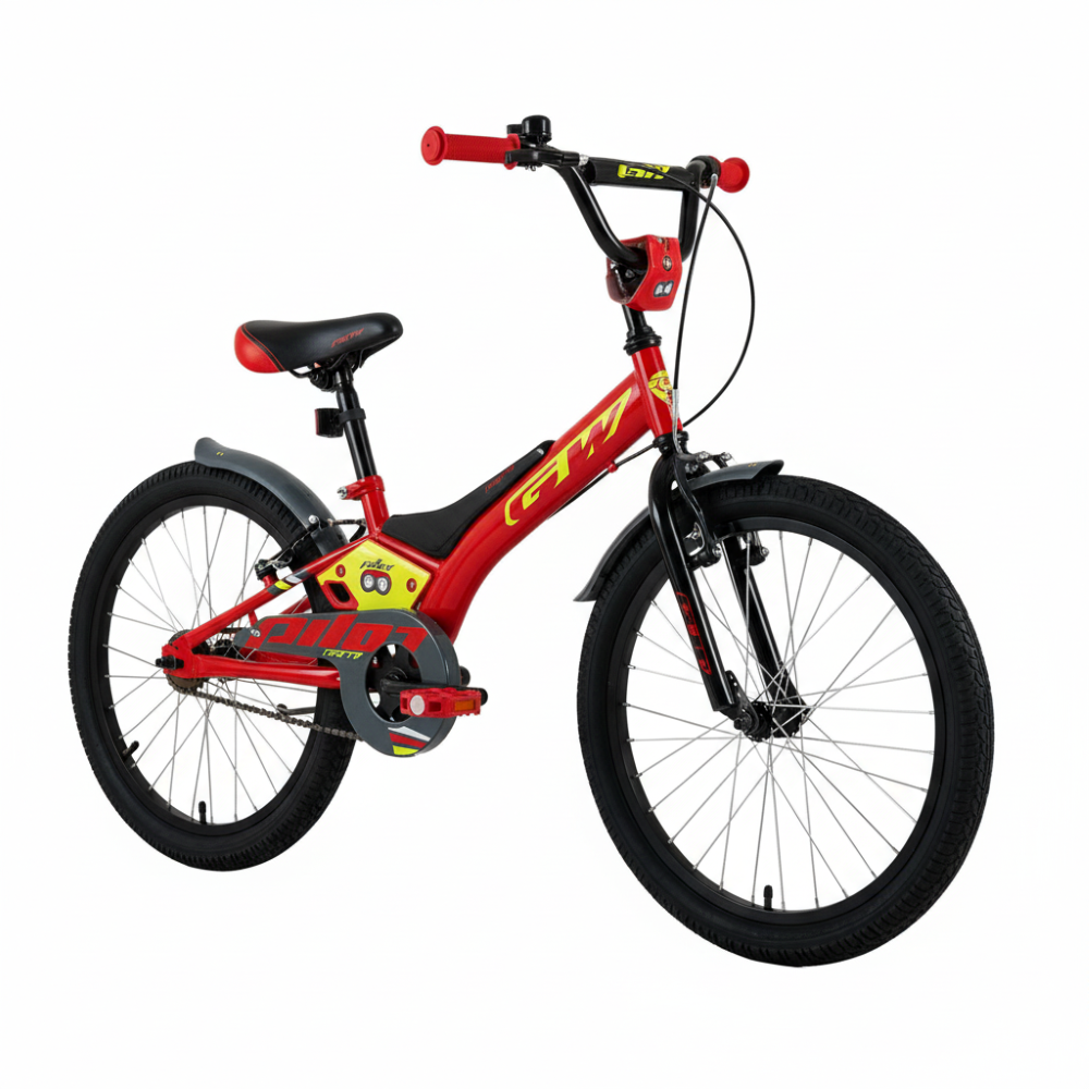 Bicicleta para Niños Rin 20, Color Rojo,GW Pilot 6 a 9 Años. Wuilpy Bike.