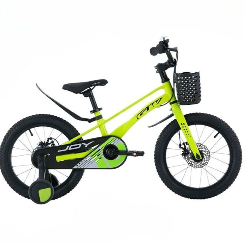 Bicicleta para niños rin 16 Gw Verde Neon. Edad 4 a 7 años. Wuilpy Bike.