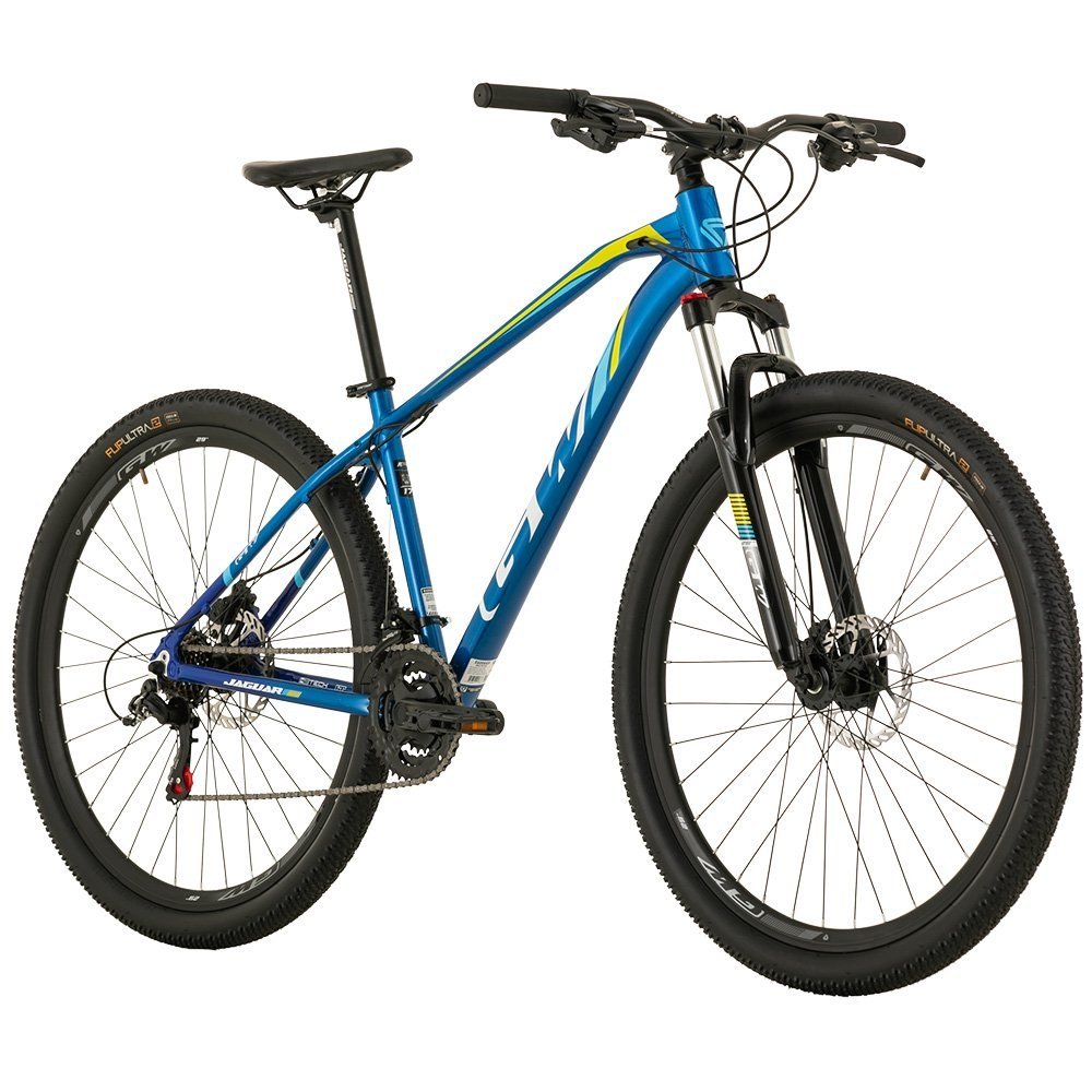 Bicicleta rin 29 de montaña MTB GW Jaguar azul especial, azul cielo y verde limón – Wuilpy Bike