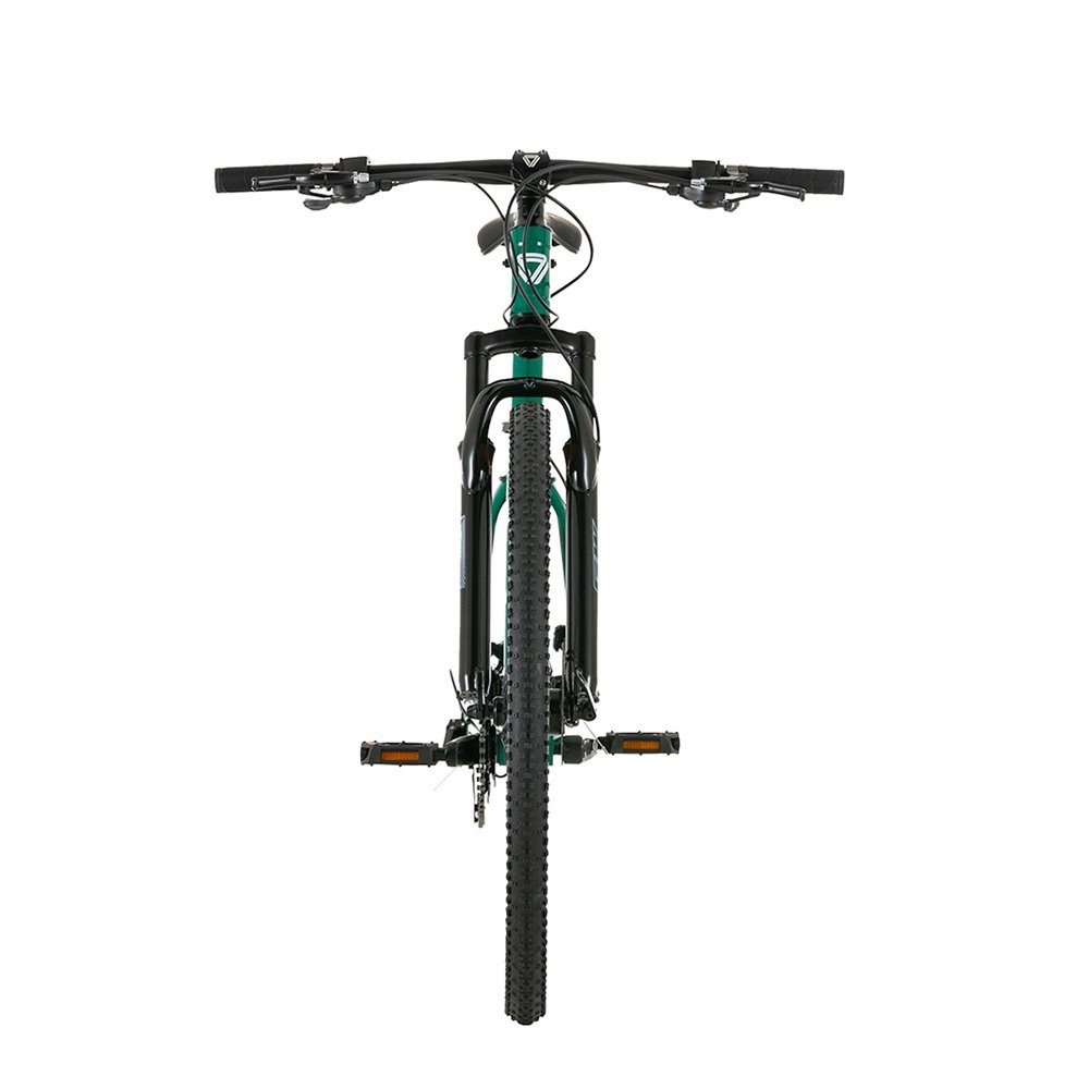 Bicicleta rin 29 de montaña MTB GW Monkey verde oliva y negro, vista frontal – Wuilpy Bike